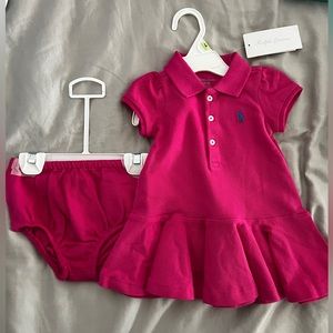 Ralph Lauren baby girl dress brand new with tags